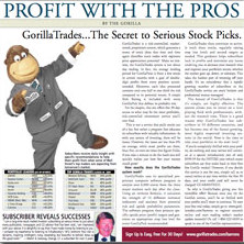 Profit with the pros print ad in Barrons