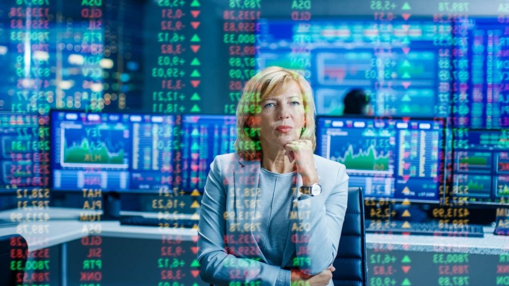 women in stock market trade